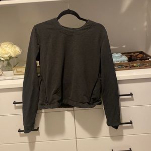 Lululemon sweatshirt with back cut outs